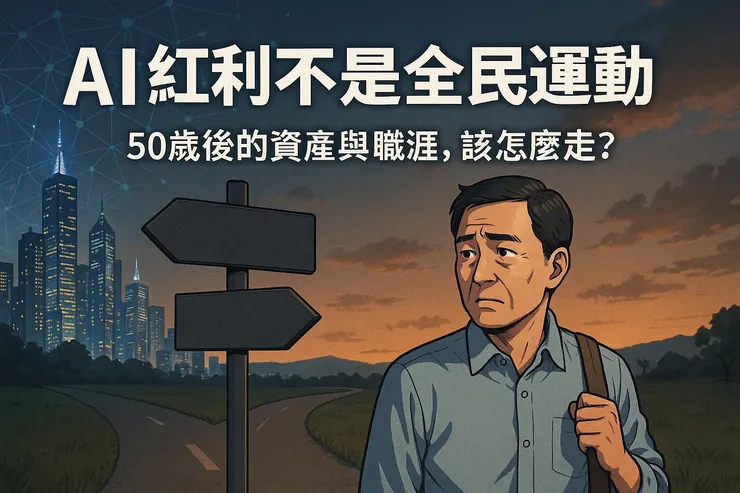 不是每個人都能搭上這班車，尤其是人生進入下半場的人。