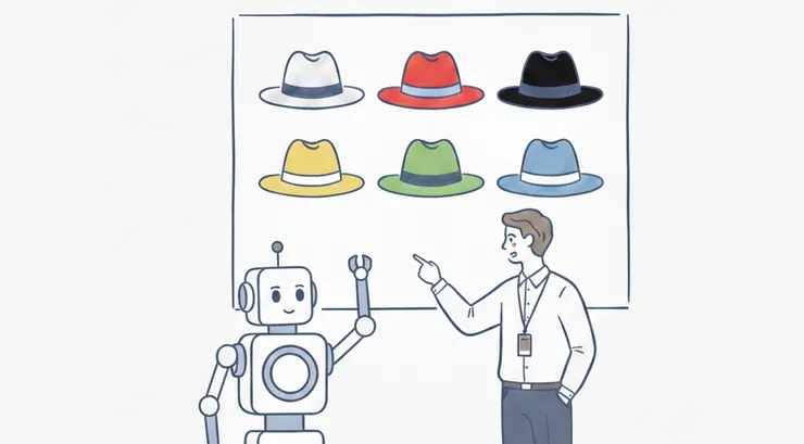 六頂思考帽 + AI 補足缺席的視角