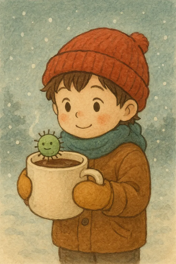 小朋友與可可豆細菌