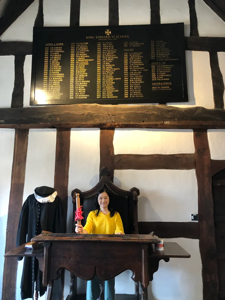 手握教師權杖很有趣的經驗