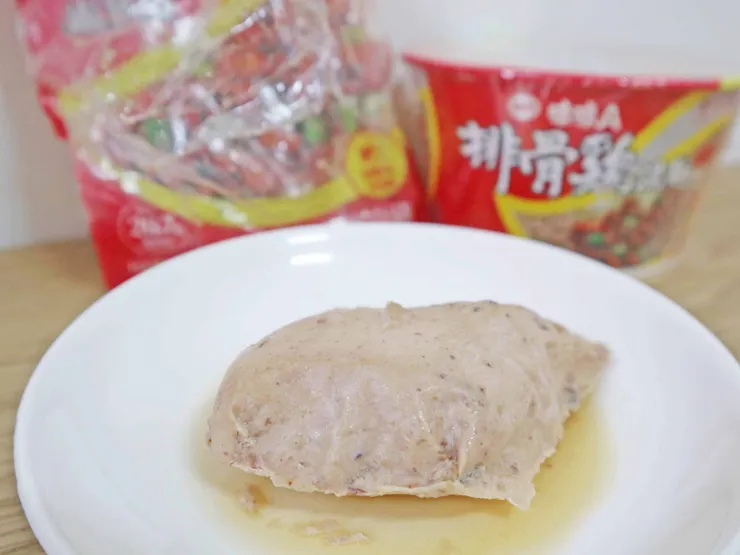味味A「排骨雞醬香雞胸肉」。