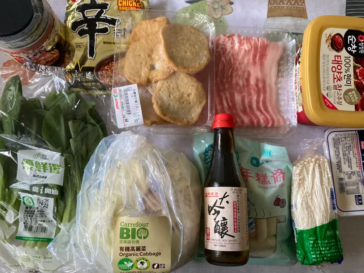 準備自己喜歡的食材