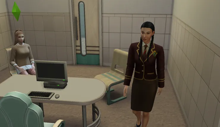 校長換髮型了?? 還是這是之前校長的女兒??