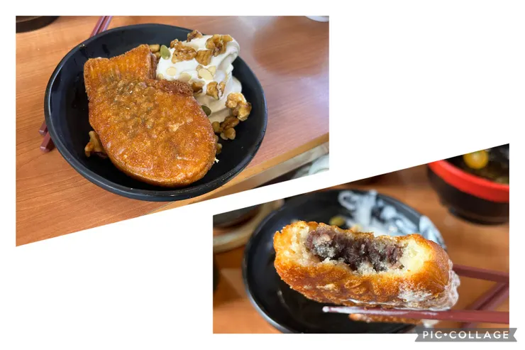 傳說中的鯛魚燒霜淇淋每次必點喔喔喔！