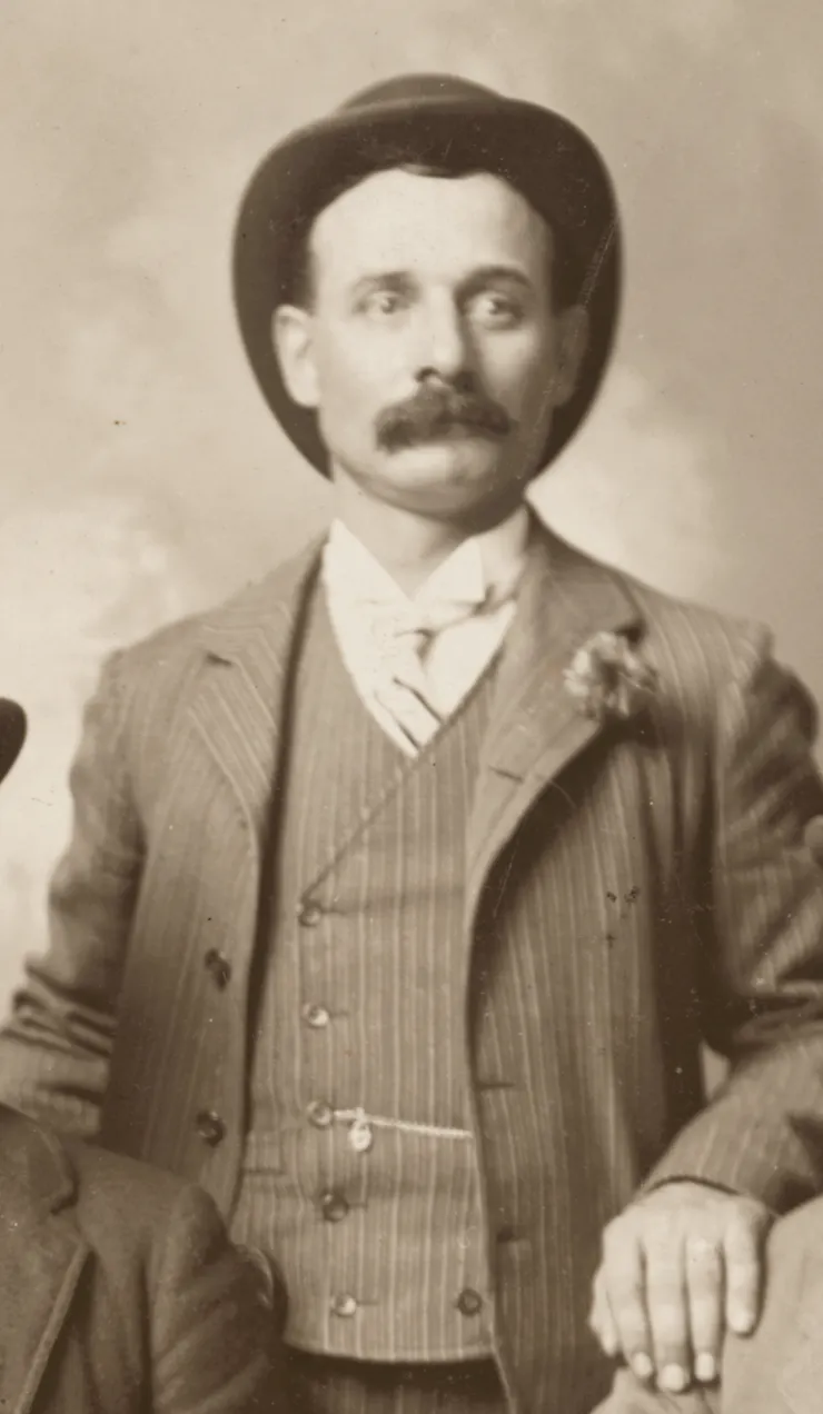 沃斯堡五人眾中的哈維。(1900年)