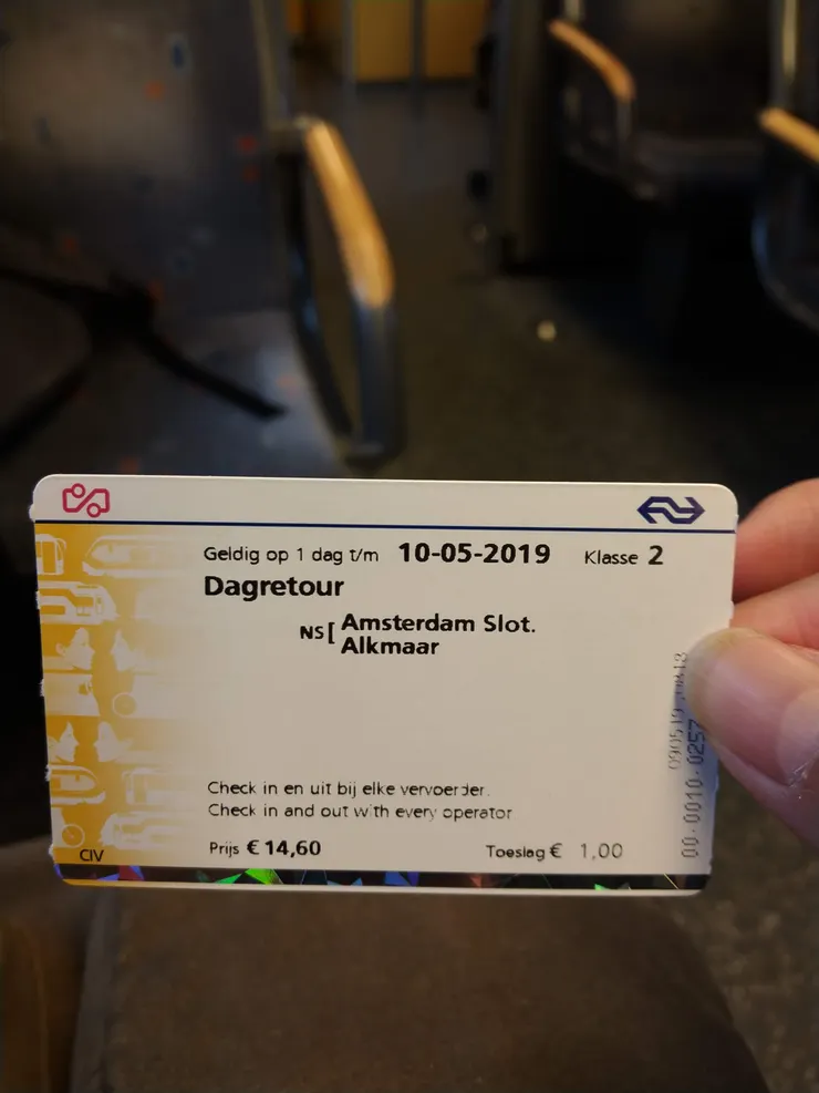 到起司市集Alkmaar坐火車很方便