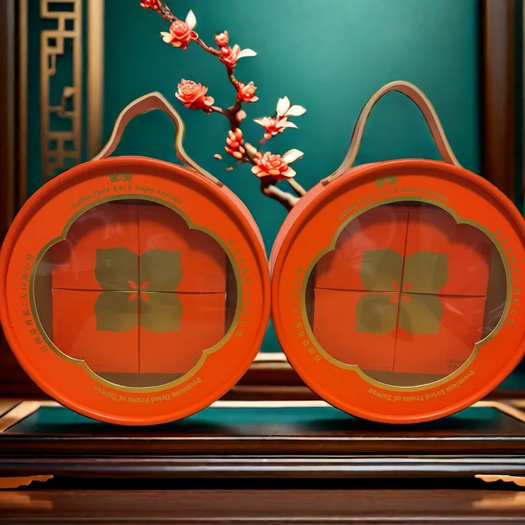 外圓內方，有傳統寓意，加上皮革手提與上方的立架，設計感滿分