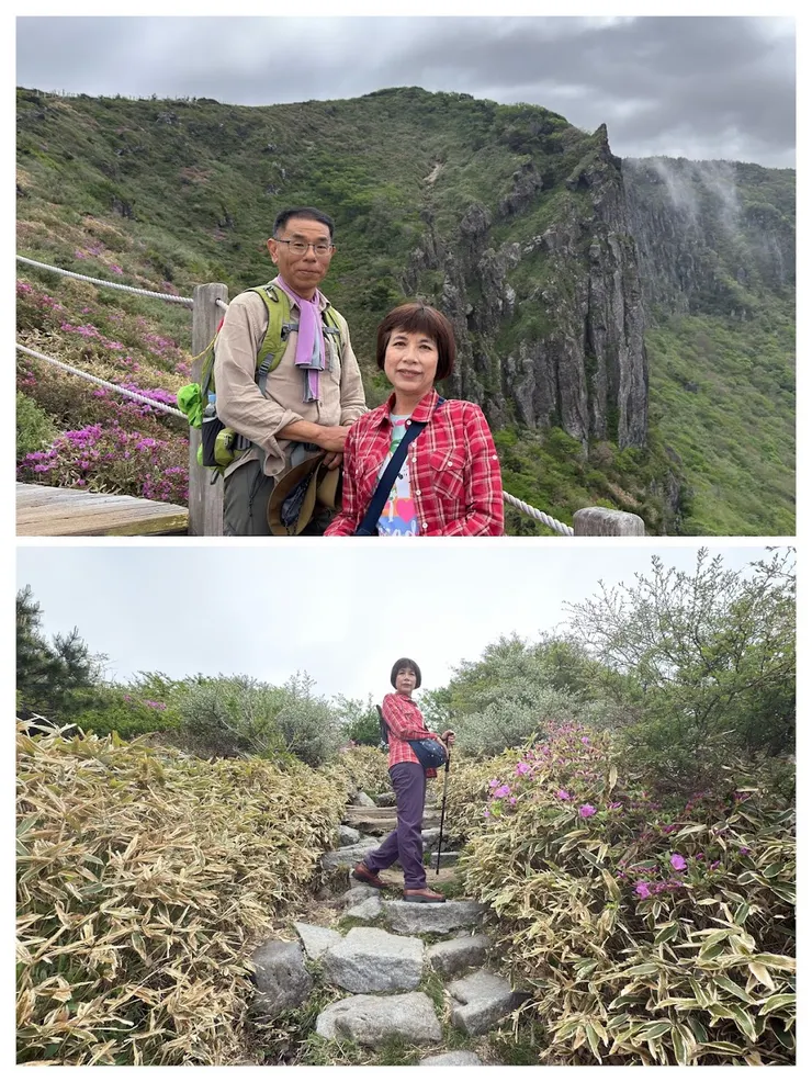 木棧道和石板棧道都很平穩堅固