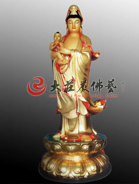 ‌送子娘娘‌彩繪佛像