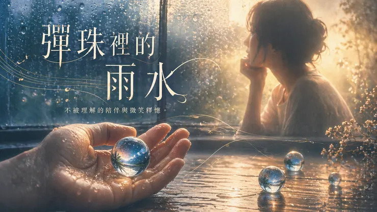 彈珠裡的雨水｜不被理解的陪伴與微笑釋懷