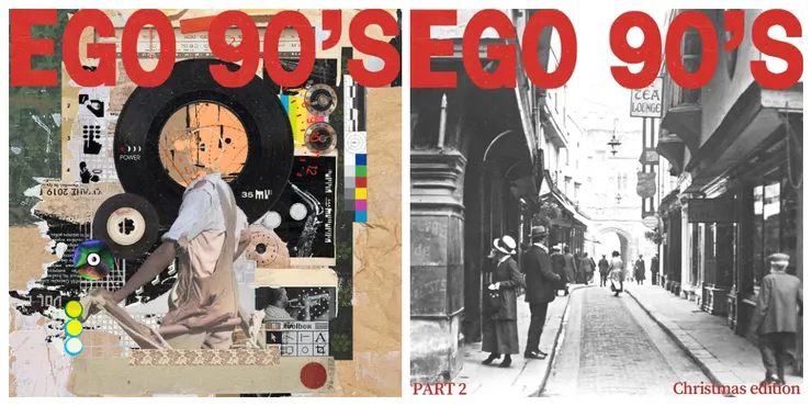 《EGO 90'S》和《EGO 90'S PART 2》專輯封面。圖片來源：bugs