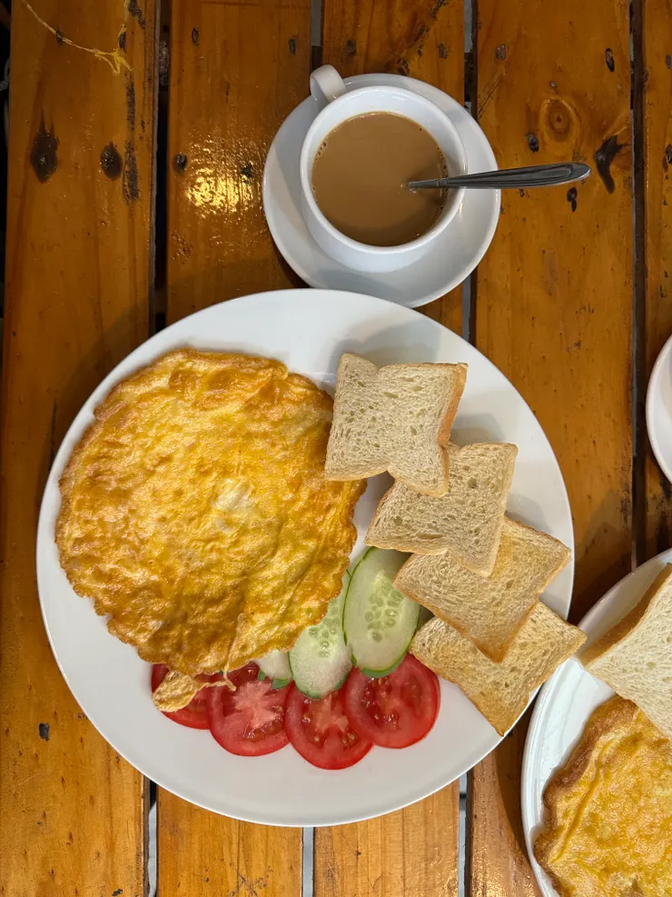 平價的早餐，水果沒有入鏡