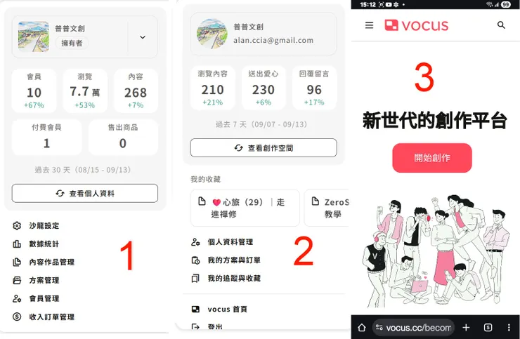 vocus|新世代的創作平台
