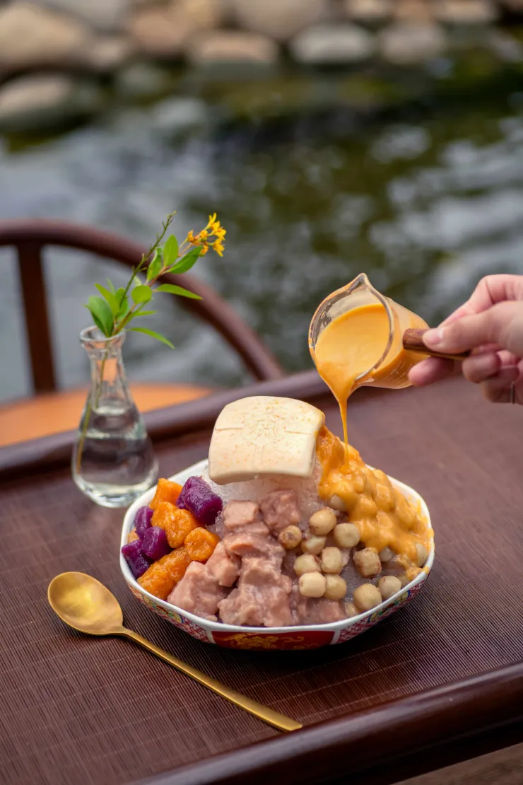 「森之院」推出多款限定甜點，包含誠興號地瓜豆腐冰