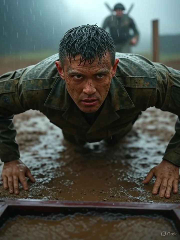 當兵示意圖(AI生成)