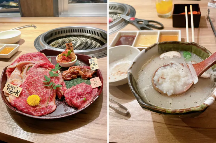 第二批肉盤及牛尾湯泡飯