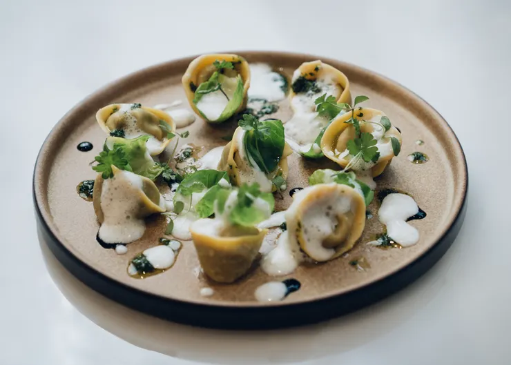 老菜脯義大利麵餃