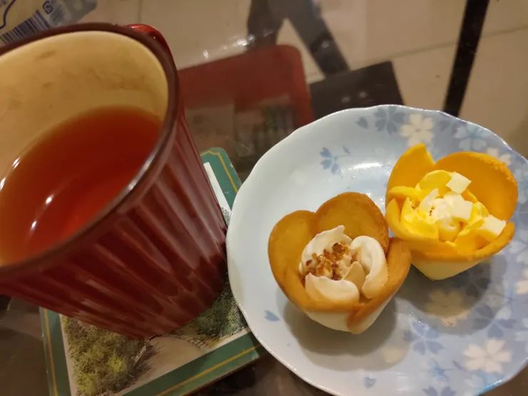 鬱金香玫瑰造型 甜點