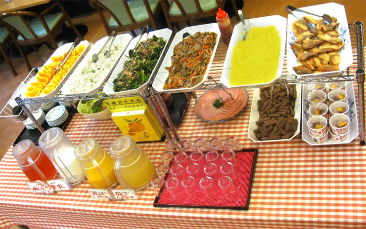 無料早餐(圖取自紅葉館官網)