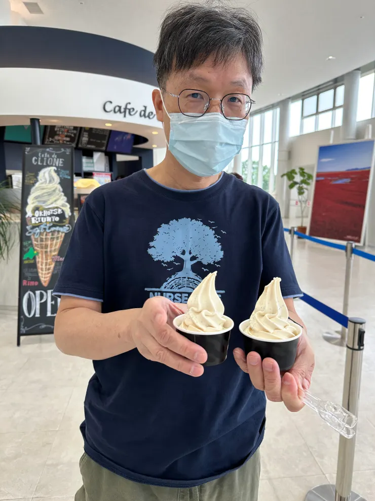 好吃的冰淇淋，吃點甜食，補給熱量。