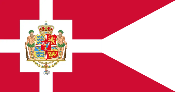 丹麥-挪威 國旗(1524年—1814年)(來源：維基百科)