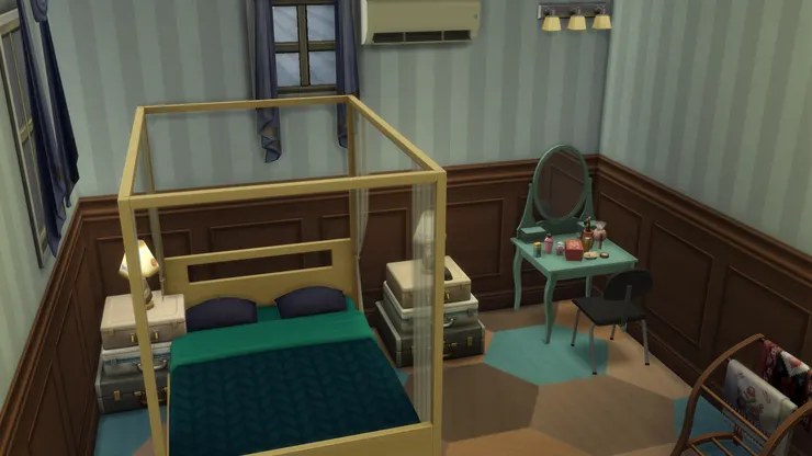 我挺喜歡有支架和帳篷的床，很有氣派和華麗，有空間一定要放。