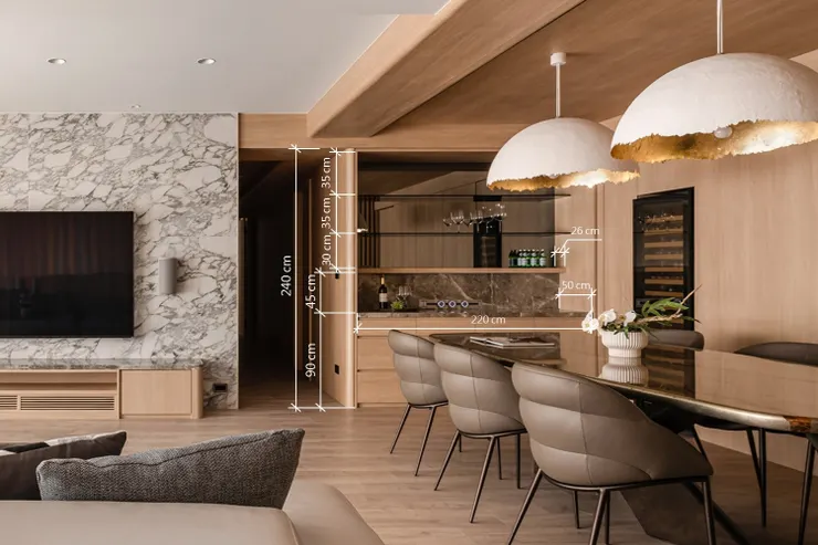 (作品呈現：用室內設計切換不同生活模式，看水精湛 No.1 生活情境的N種變化｜高雄藝瓦室內設計)