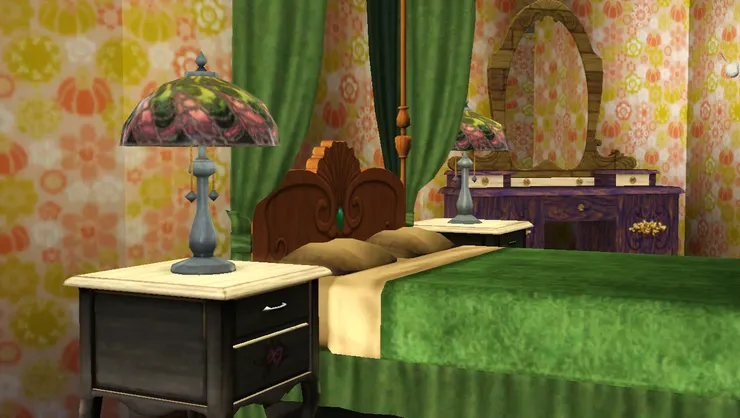 我喜歡這盞床頭燈，很配這個房間。