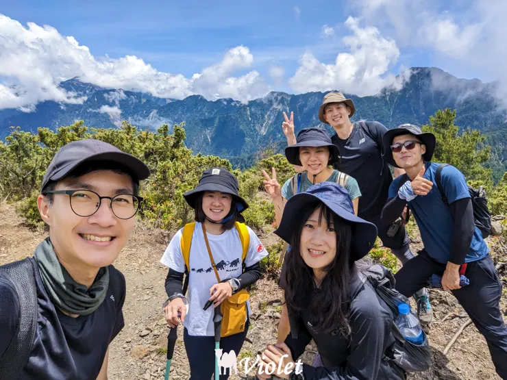 庫哈諾辛山回山屋的路上