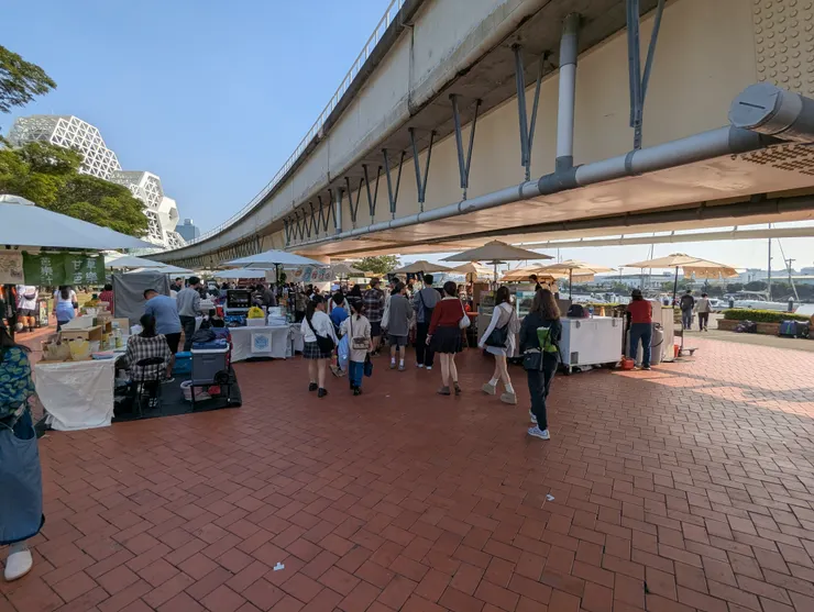 準備開始熱鬧的市集