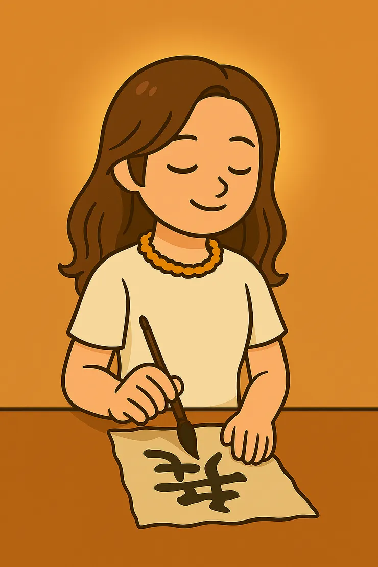 修行，不一定要在壇前，也可以在日常裡完成。 煮一餐飯、寫下一段字、靜靜坐著— 這些看似平凡的瞬間，本身就是修行。  我選擇把修行放進日常， 讓莊嚴落地，化為生活裡的溫柔。