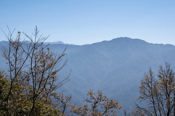 民都有山山頂可以遙望雪山主峰，甚至能發現還留有最後的殘雪。