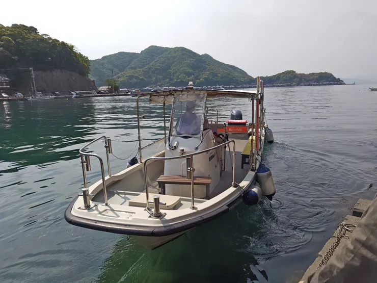 海上計程車體驗結束