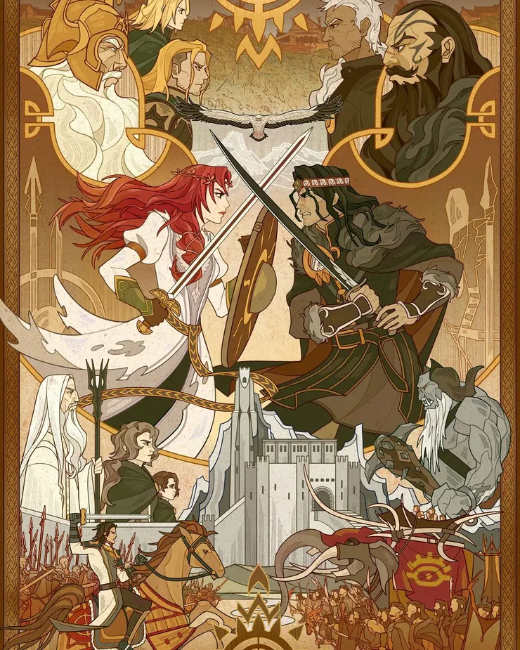 《魔戒：洛汗人之戰》對決