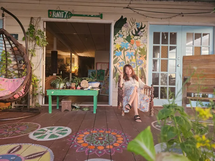 我自己獨享溫暖夕陽的午後 (要避開中午, 很熱~~)