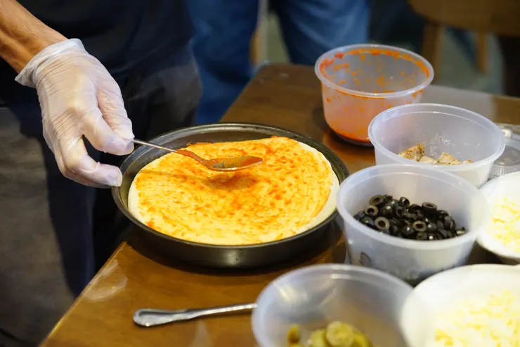 客製美味的披薩