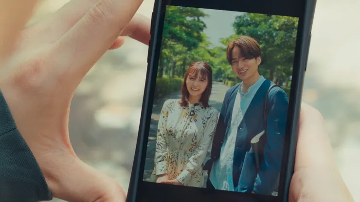 畫面中的兩人,是如此相襯