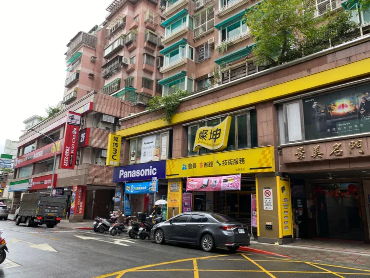 景後街97號燦坤3C附近為景美戲院舊址