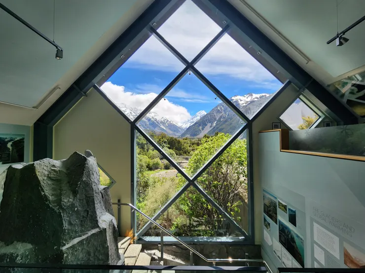 遊客中心除了地理、動植物介紹外，也有很棒的美景(只是想放這張照片)