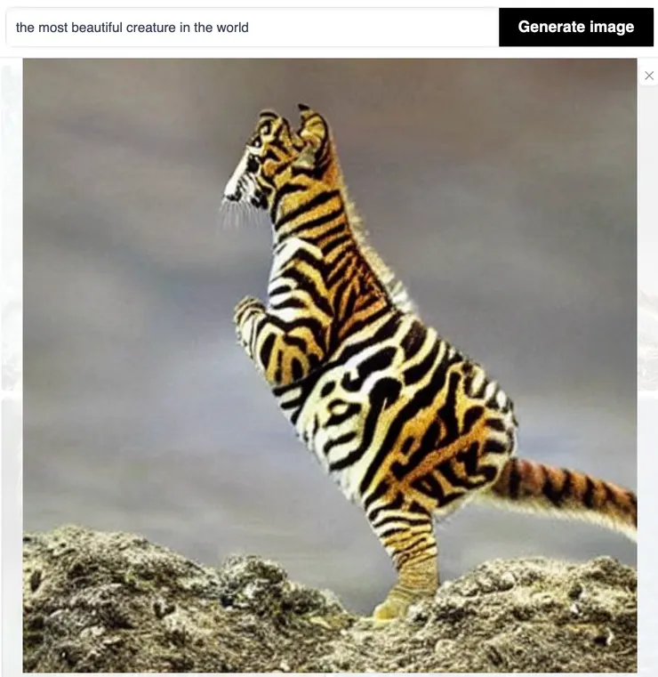 The most beautiful creature in the world.  (Generated by Stable Diffusion)