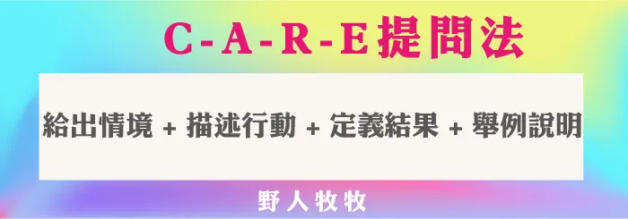 C.A.R.E提問法