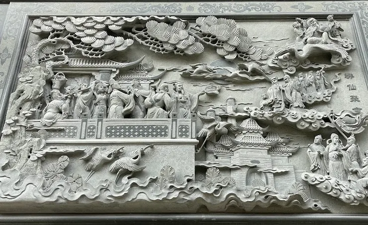 精美有寓意的浮雕（圖片截圖於網路）