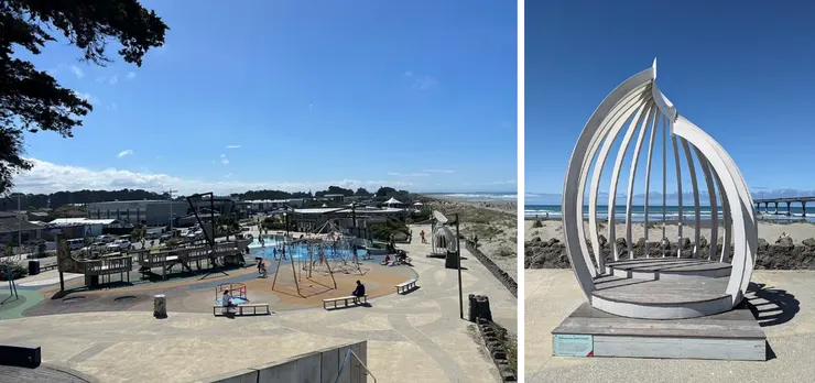 親水公園New Brighton Foreshore paddling pool