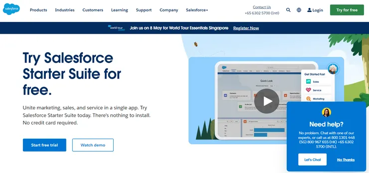 Salesforce official website