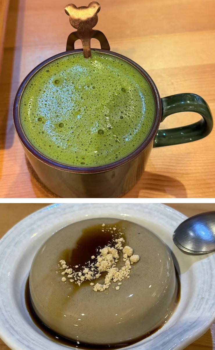 靜崗抺茶歐蕾 & 培茶奶酪