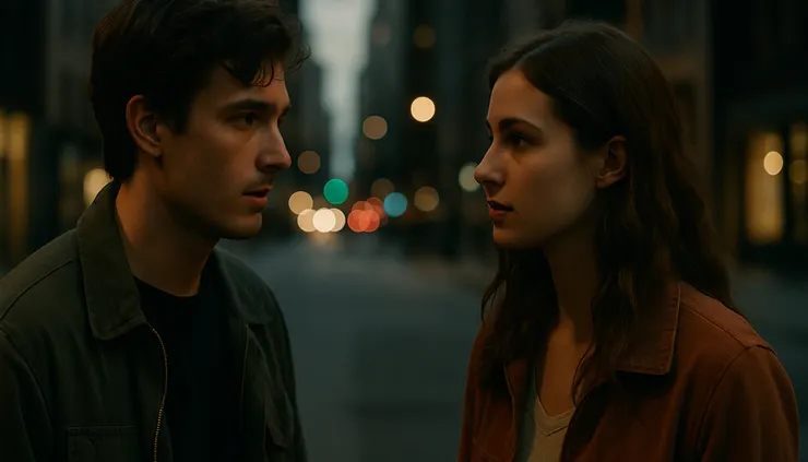 大哥呈現的中景鏡頭感