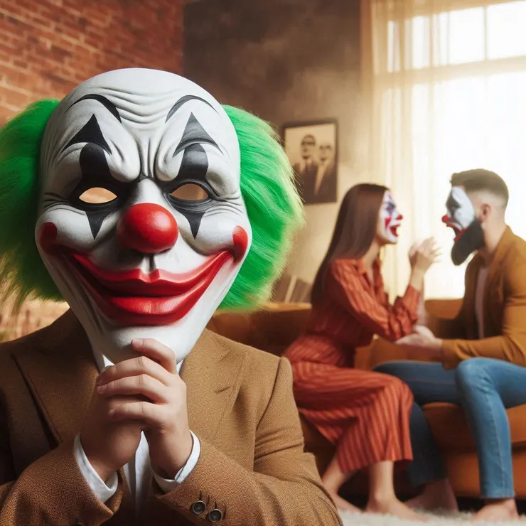 伴侶間的心理遊戲 (此圖片由AI自動生成)