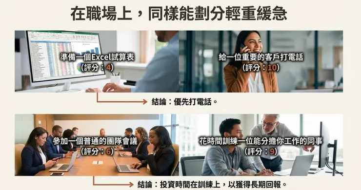 把時間用在價值高的事情上