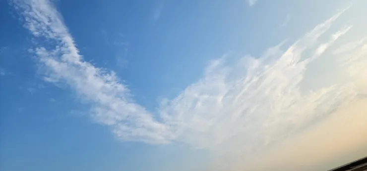 喜歡每天不同的天空和大海