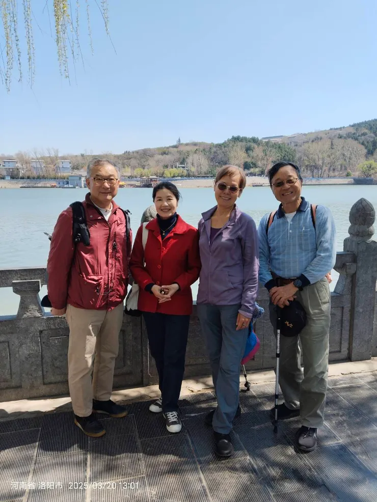 幸運的認識楊、王夫妻，共遊龍門万窟、白馬寺